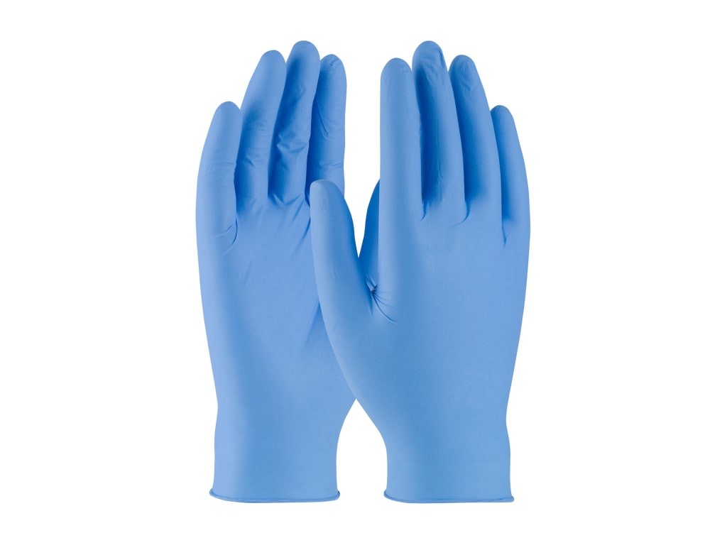 QRP SQBF09L - Gloves Qualatrile SE NS 9 inch Blue Nitrile Gen P