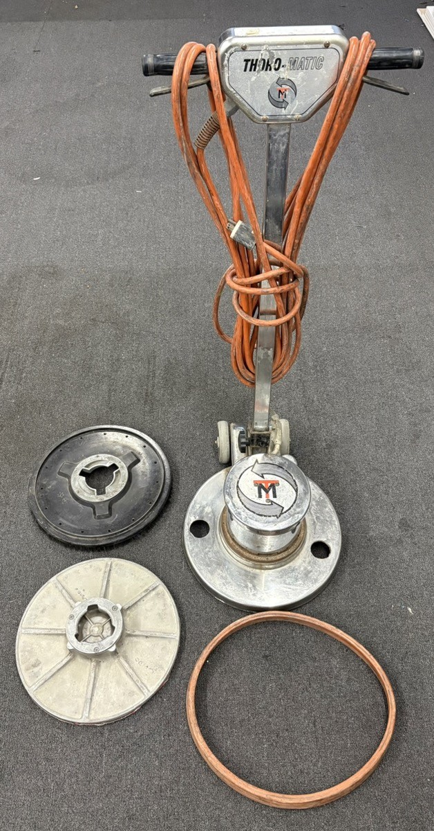 THORO-MATIC FLOOR BUFFER BURNISHER W/ 2 PAD DRIVERS (MVP039302)