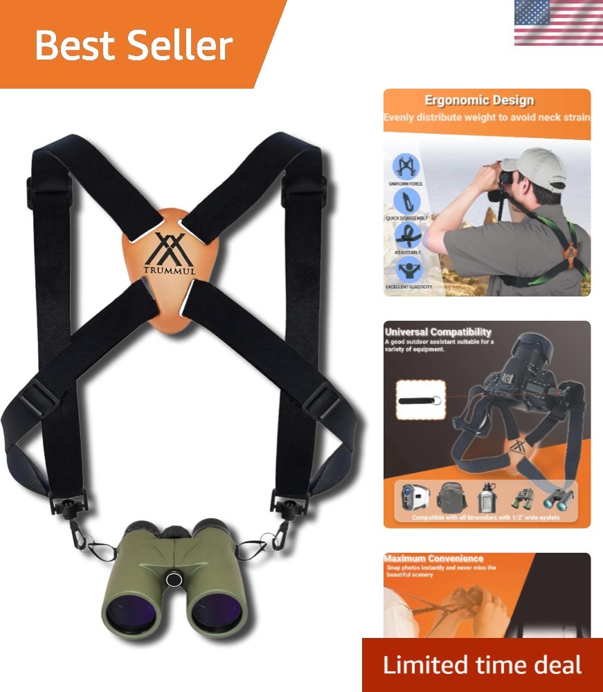 Binocular Harness Strap Best Chest Harness Strap for Hunters Photographers an...
