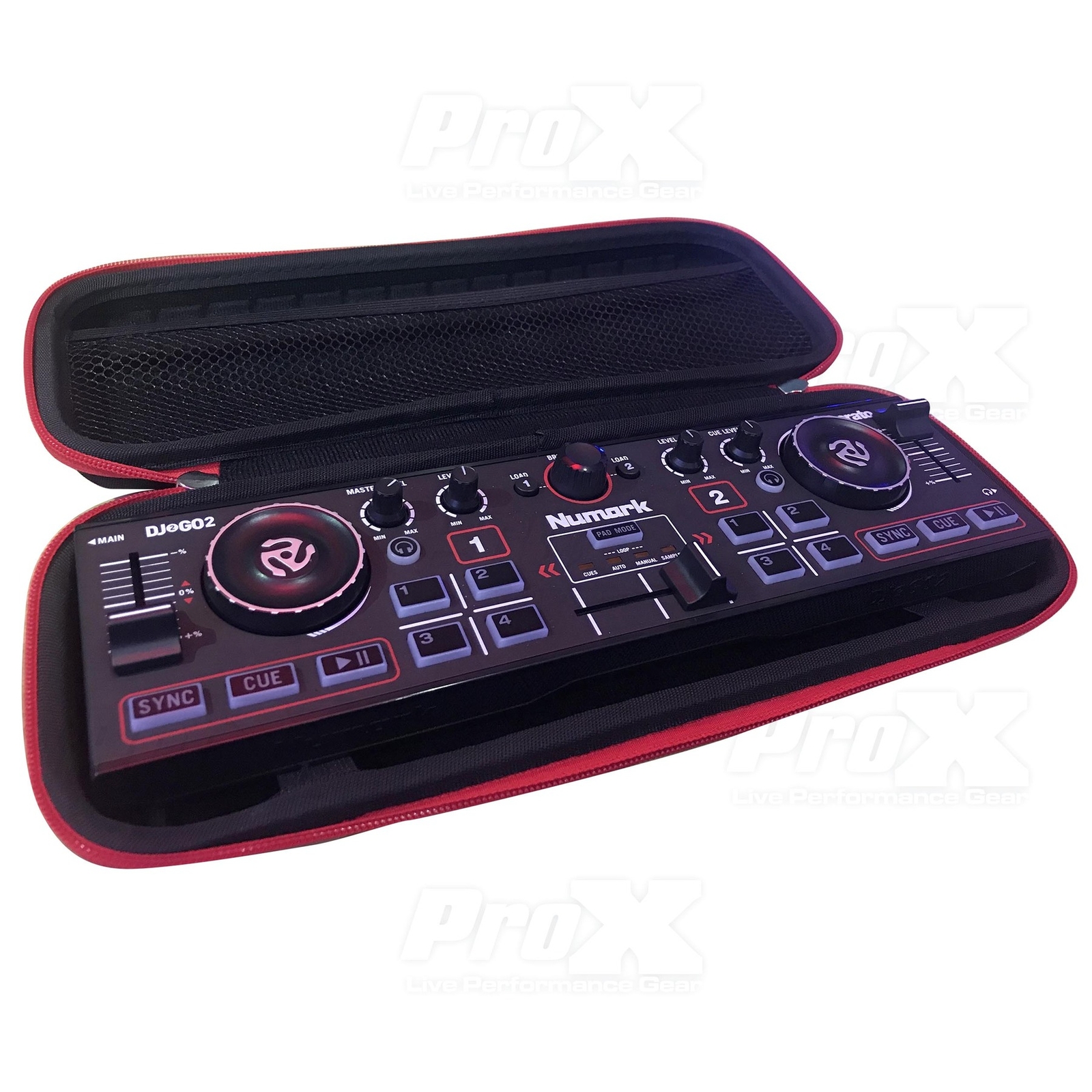 ProX XB-DJ2GO2 ZeroG Lightweight Nano Size Bag For Numark DJ2GO2 & Wireless Mic