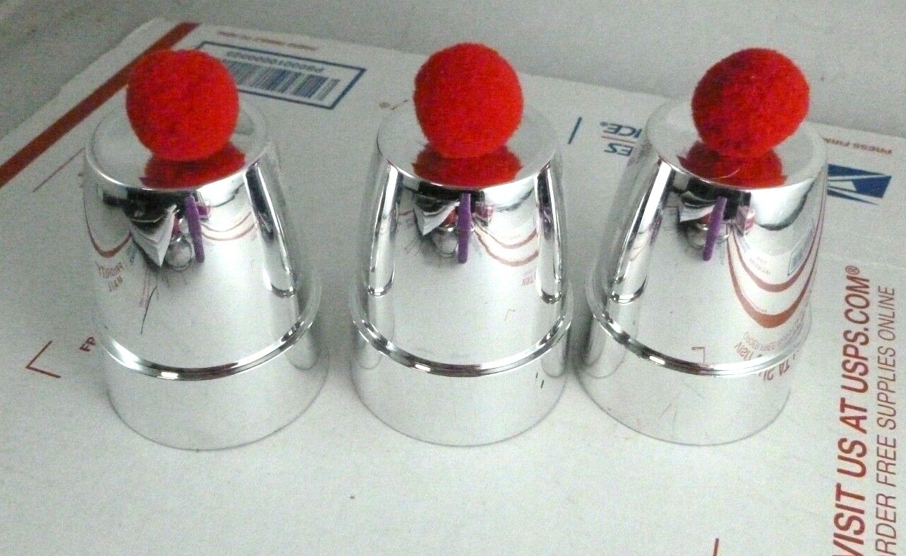 Fantasma 3 Cups and 3 Red Balls Ultimate Magic Legends Kit Trick Replacement