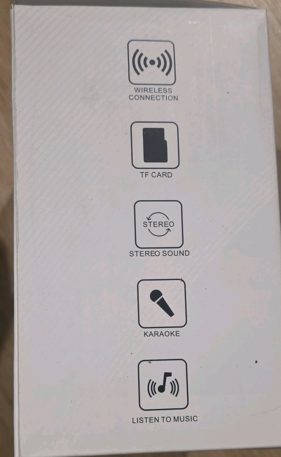 Portable Karaoke System P3, Wireless Bluetooth, Microphone, Pink, Stereo Sound