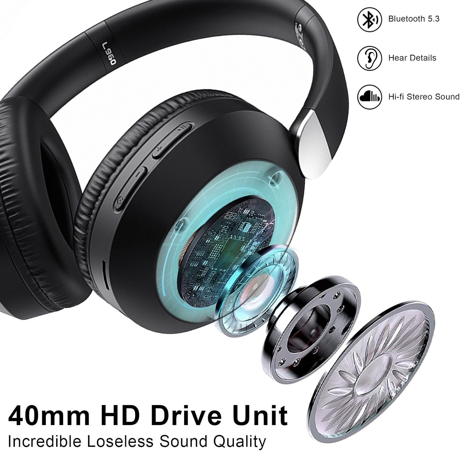 Wireless Bluetooth Headphones Over Ear Stereo For Google Pixel 10 9 8 7 6 5 4 3a