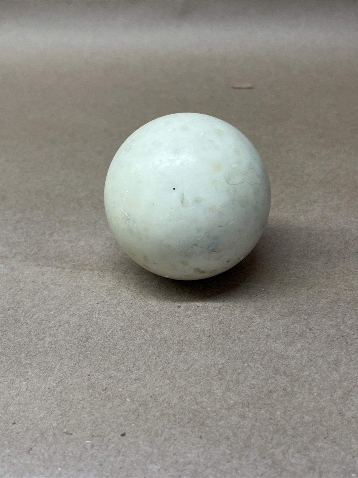 Vintage Cue Ball Solid White Pool Ball Replacement 2 1/4 Inch Regulation Size