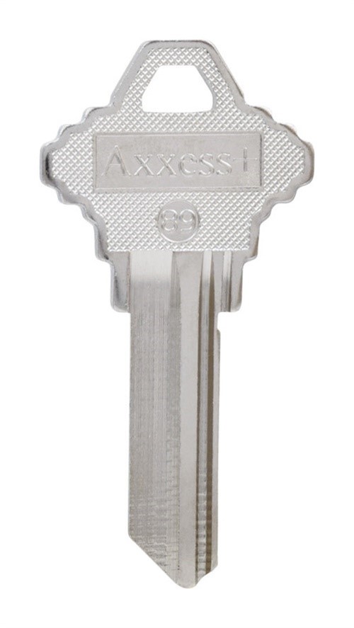 Hillman 89507 KeyKrafter Brass #89 Single Sided Universal Blank Key (Pack of 4)