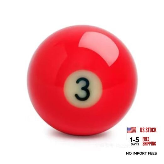 Replacement Billiards Ball Set, 1-1/2" Mini Size, 1.5 Inch, Replacement Balls 3