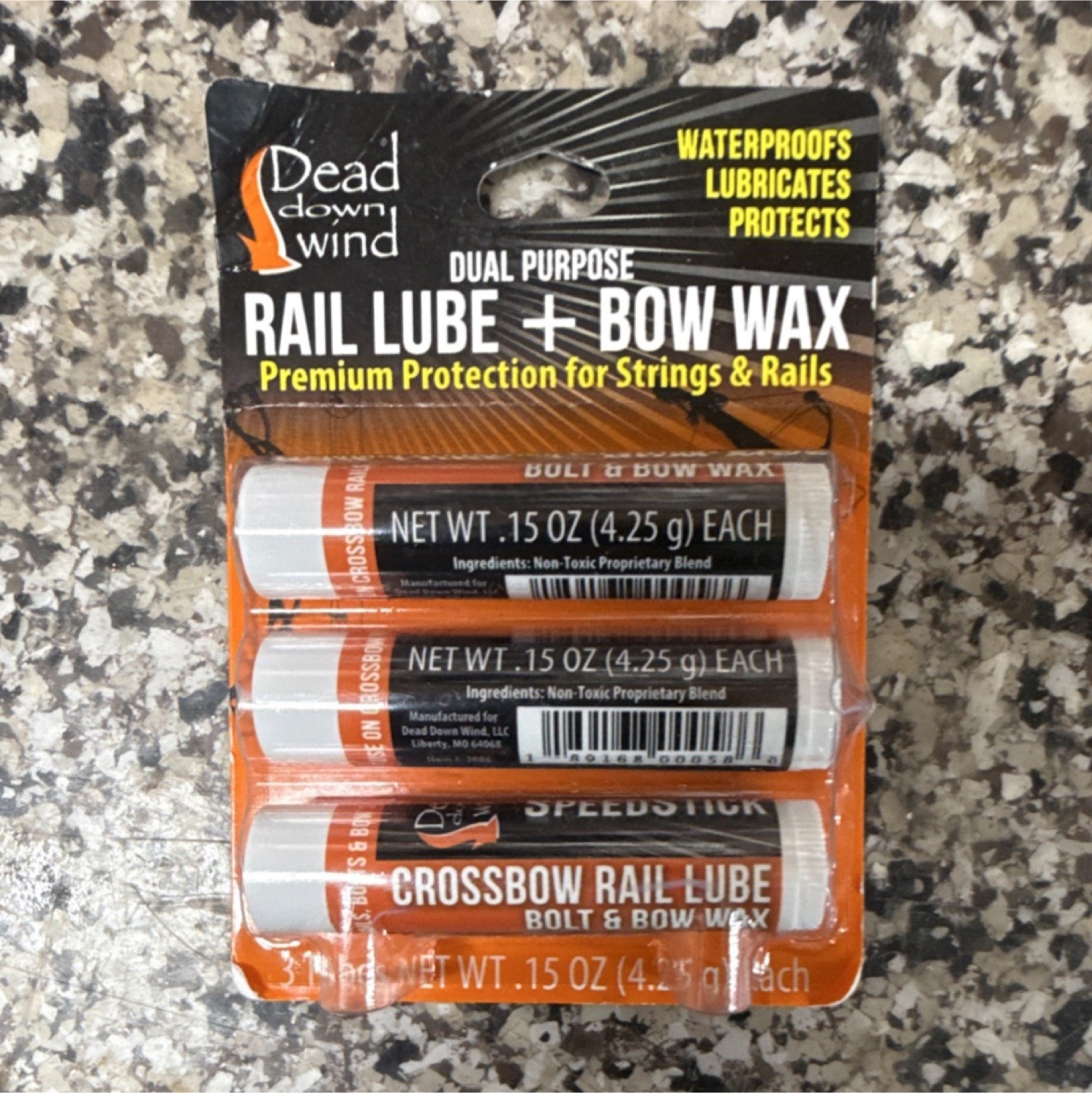Dead Down Wind Rail Lube + Bow Wax Dual Purpose Crossbow Accessory MPN 20062