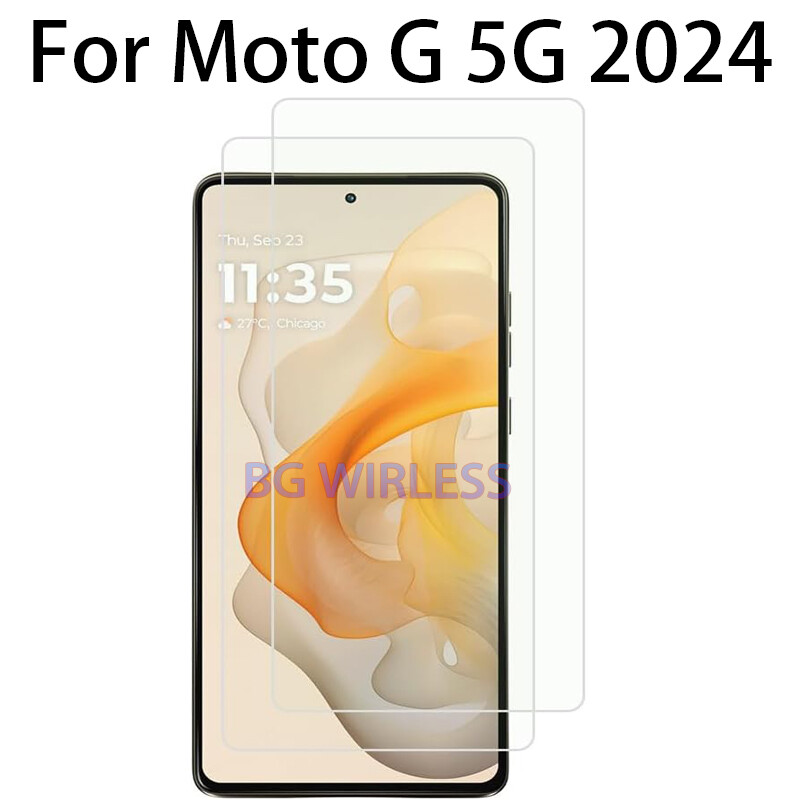 2 Pack For Motorola MOTO G 5G 2024 Premium Tempered Glass  Screen Protector