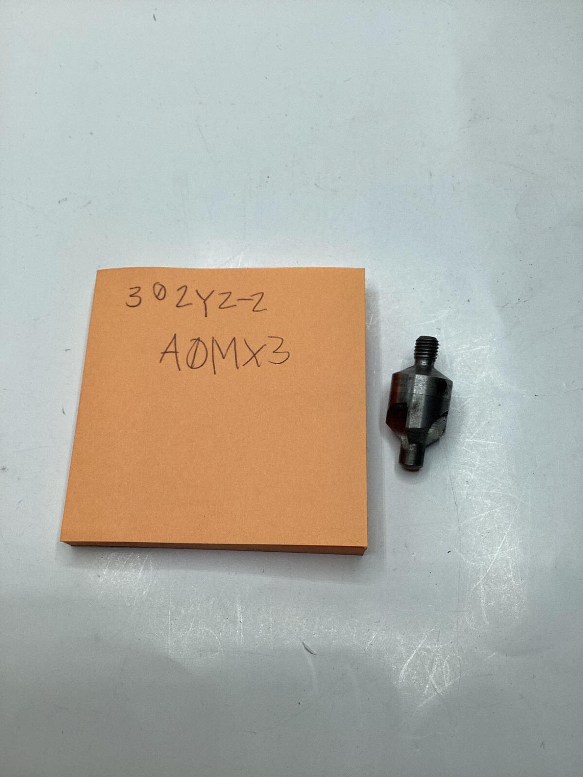 QTY 2 Threaded Countersink 302Y2-2 A0MX3, Overall Length 1-1/2"