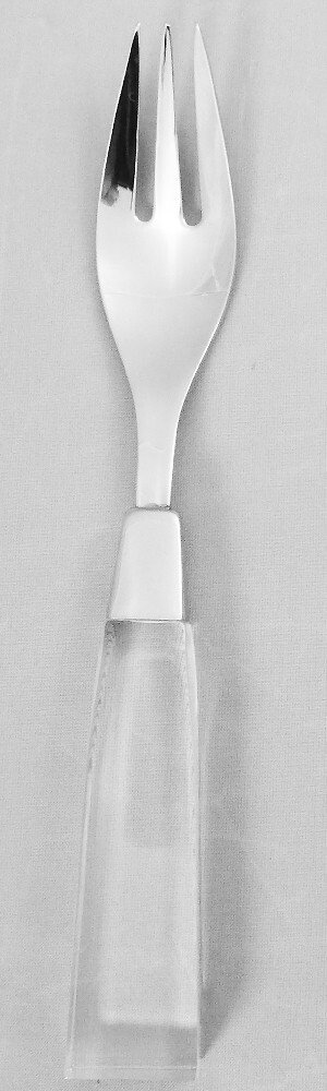 LUCITE CLEAR PLASTIC by Supreme 5 Piece Place Setting NEW NEVER USED made Japan