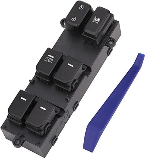 Power Window Switch Front Left Driver Side 16 Pins Compatible with 2011-2013
