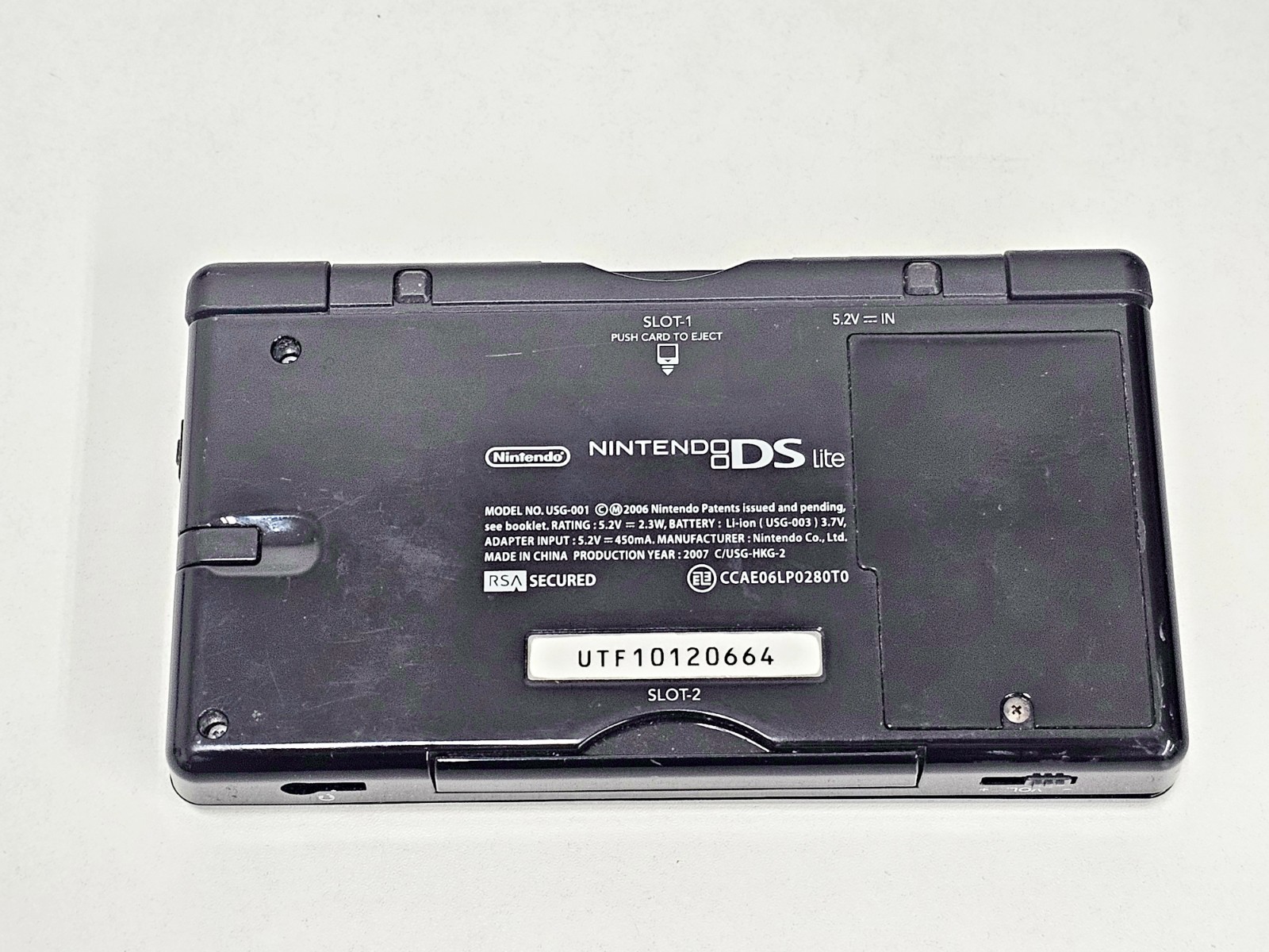 Nintendo DS Lite Console Black 664