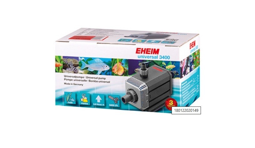 EHEIM Universal 3400 Hobby Water Pump 900 GPH for Aquarium Submersible or Inline