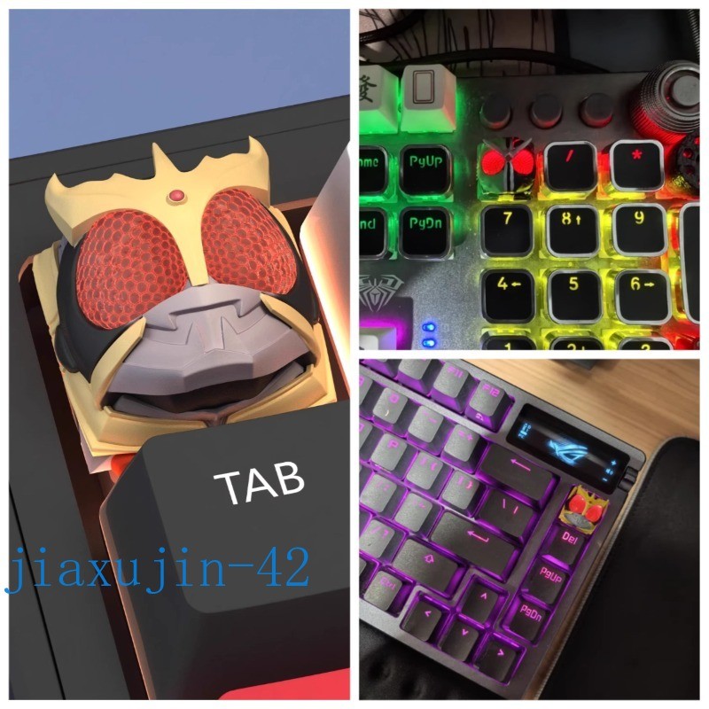 NEW MASKED RIDER Key Cap Den-O Kuuga Personalized Keyboard Resin Keycaps ESC Key