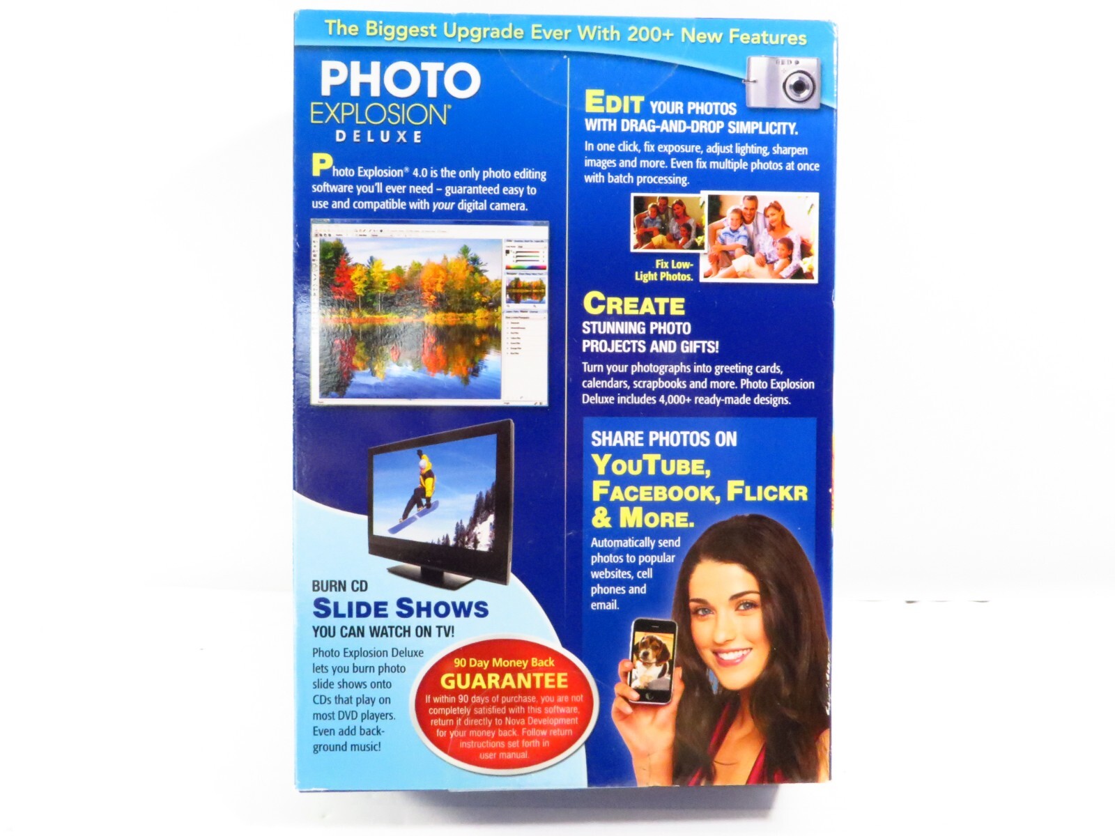 Nova Photo Explosion Deluxe Version 4, Complete Digital Photo Studio, New SEALED