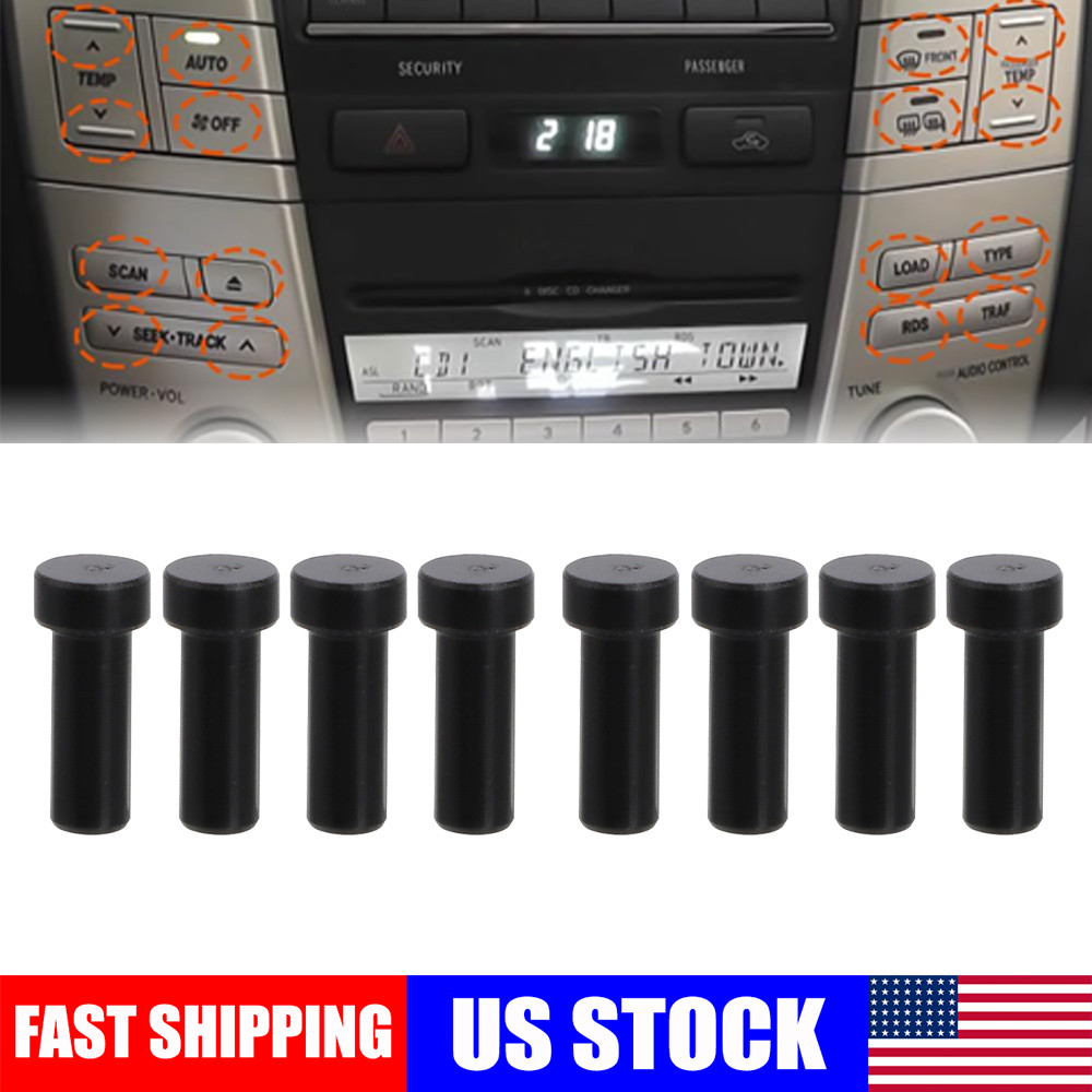 For 2004-2009 Lexus RX330, RX350 and RX400H Temperature Button Repair Kit 8PCS