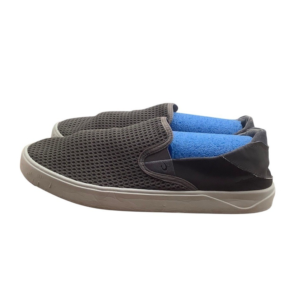 Olukai Gray Mesh Slip-On Shoes size 10