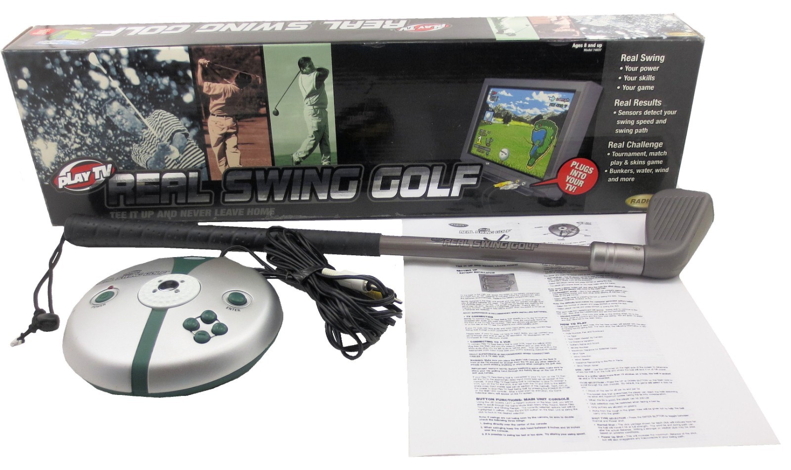 Radica Play TV Real Swing Golf Game, Model 74037
