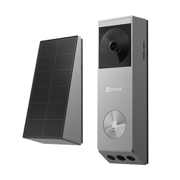 EZVIZ EP3X Pro - 2K Battery Powered Video Doorbell with Solar Charging