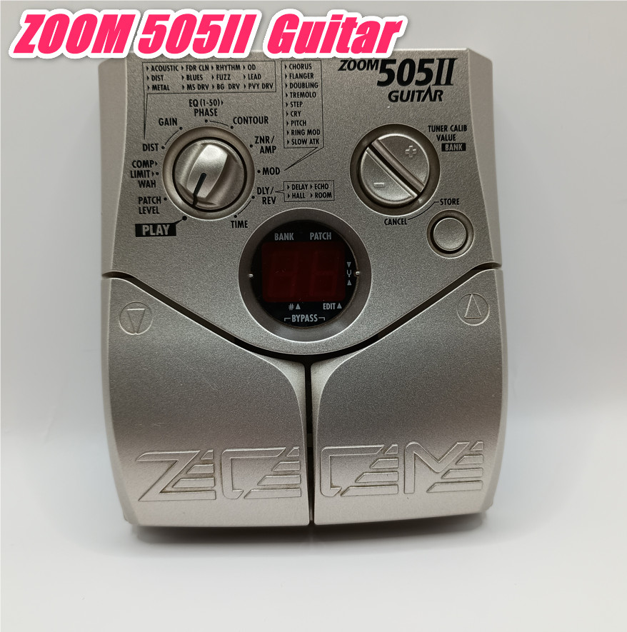 ZOOM 505II Guitar Multi-Effects Pedal – Tested – No AC Adapter – Unit Only Japan