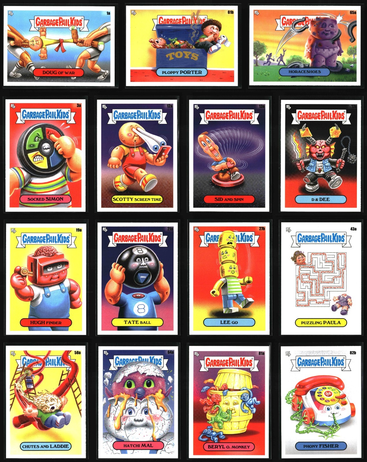 2024 Topps Garbage Pail Kids - Kids At Play - #1a-#100b Updated 12/12