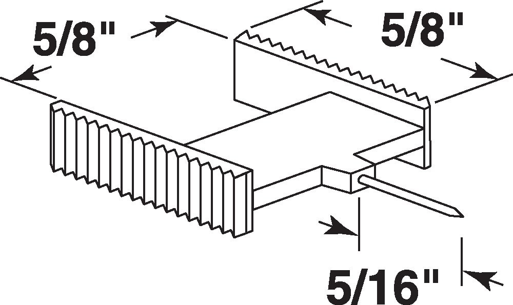 Window Grid Retainer Clips, Clear Plastic 6 Pack for Easy Installation
