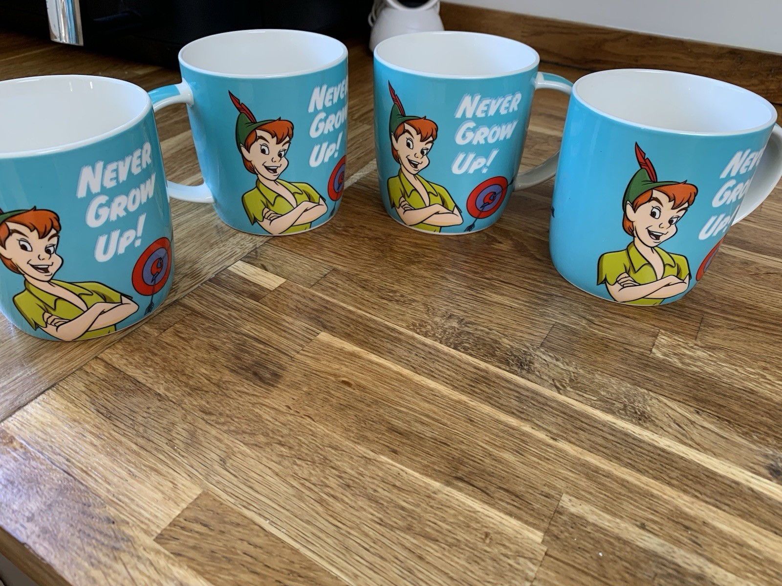 Peter Pan Mugs x 4 (never Used)