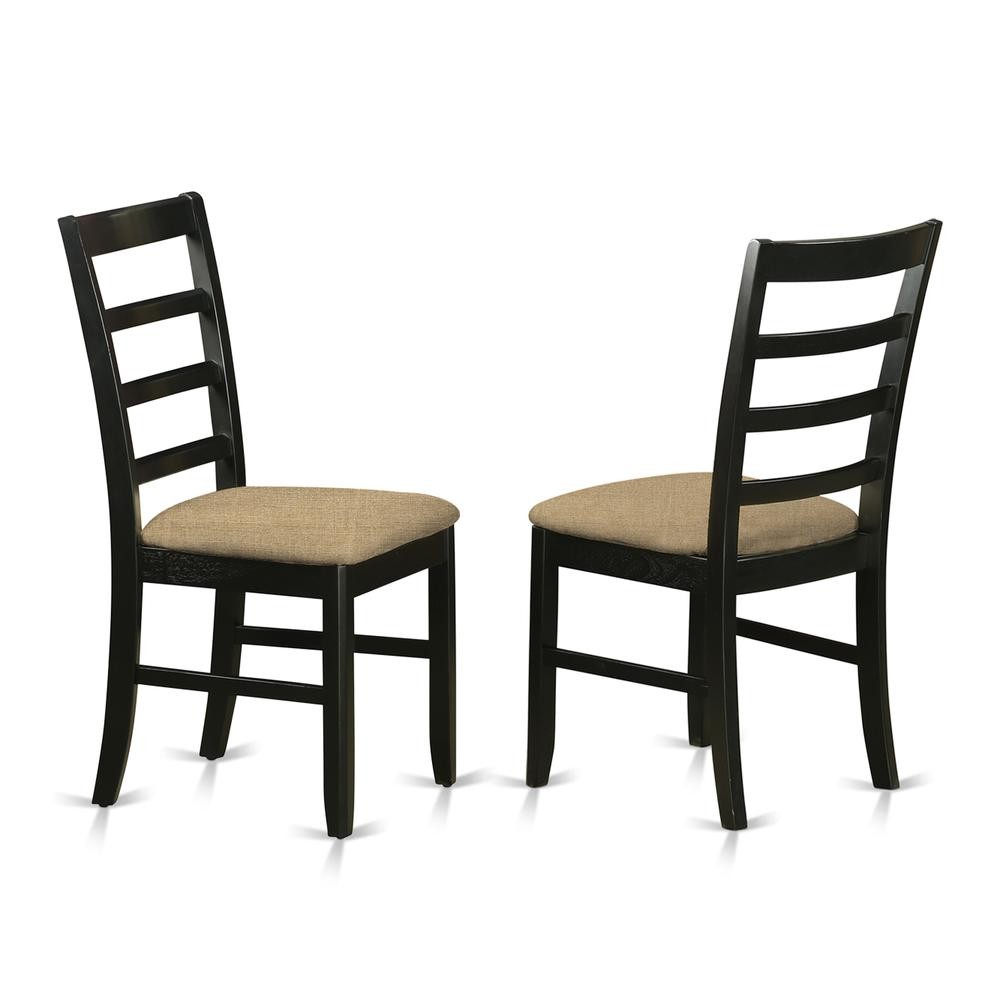 SHPF3-BLK-C 3 PcTable set for 2-Dining Table and 2 dinette Chairs