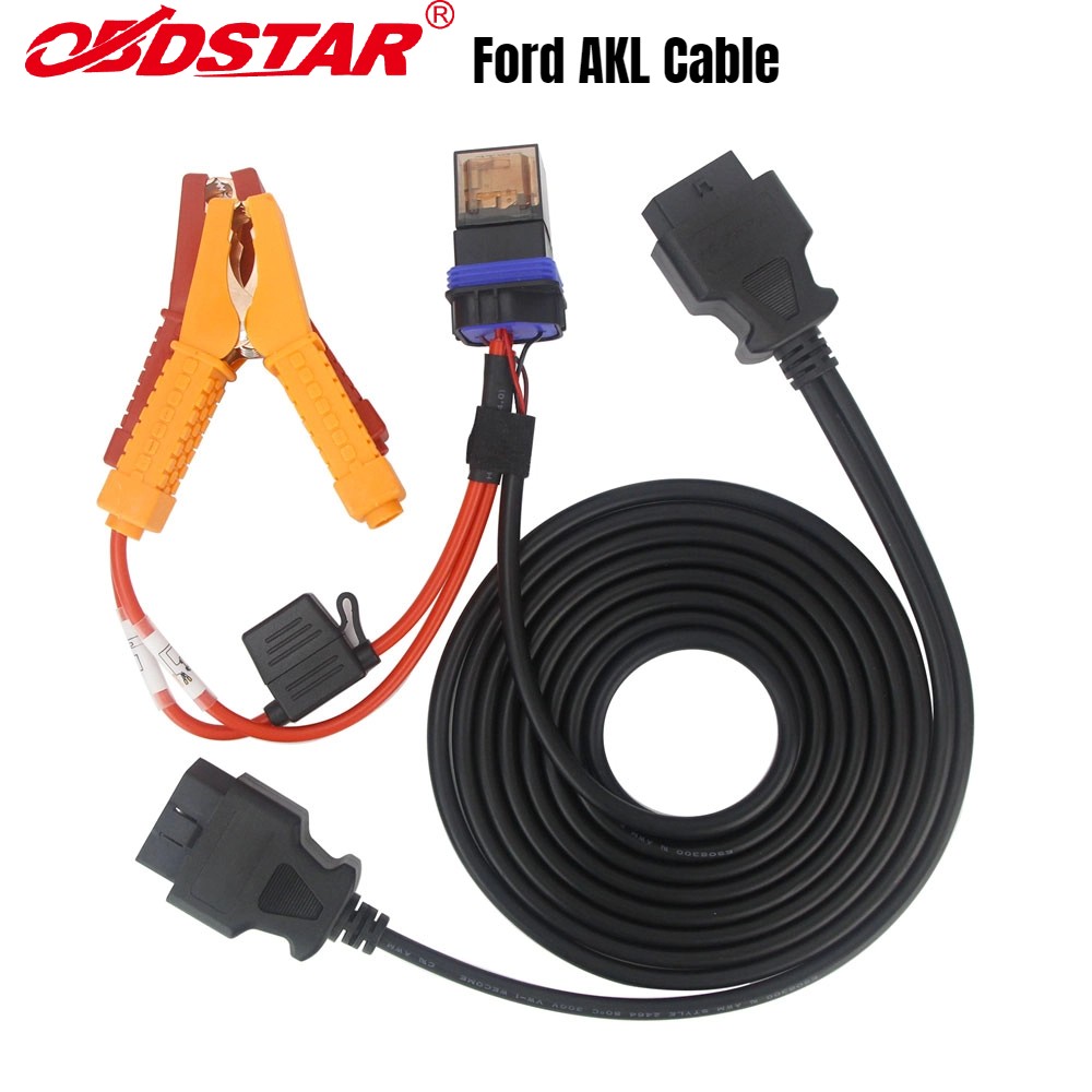 OBDSTAR Ford AKL Cable Works with 300 DP Plus/ X300 PRO4/ X300 DP K/ey Master