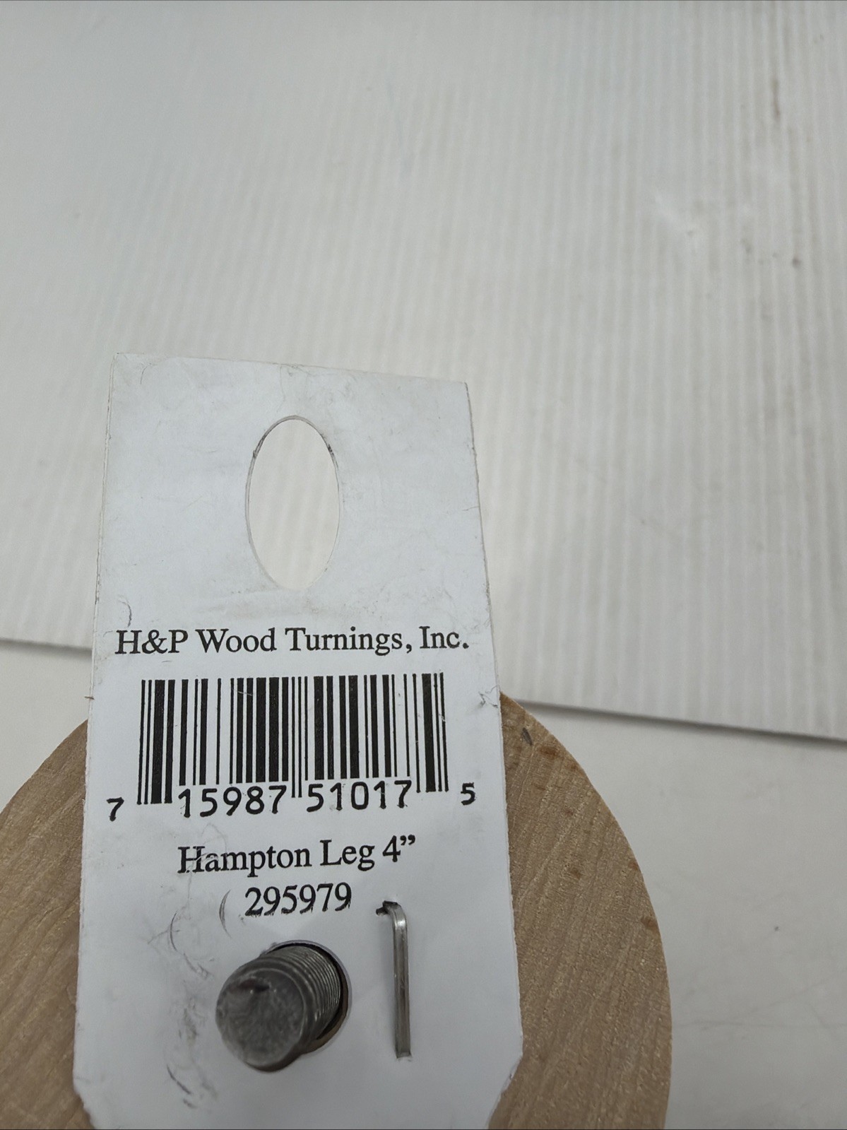 H&P Wood Turnings,Inc. Hampton Leg 4” Lot Of 4 {RR}