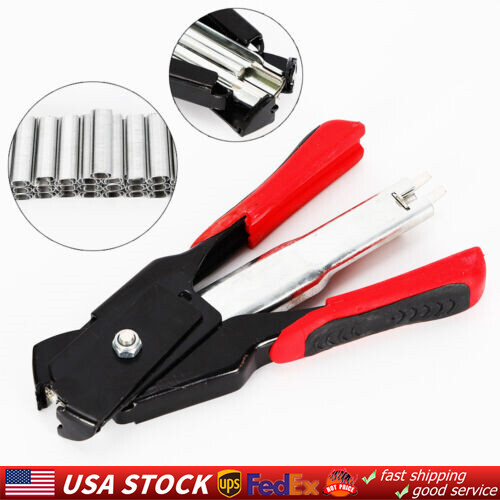 Automatic Hog Ring Pliers&C Clips for Netting, Sausage Casings, Tags, Traps USA