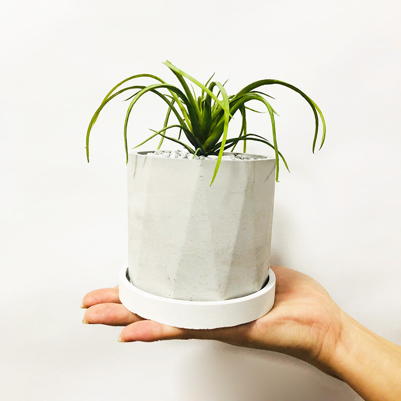 Concrete Planter Silicone Mold Succulent Plants Flowerpot Molds