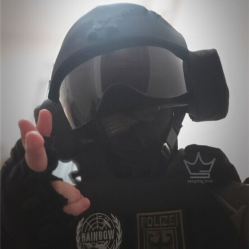 Tom Clancy's Rainbow Six Jager Helmet Headgear Mask Hats Cosplay Props INSTOCK