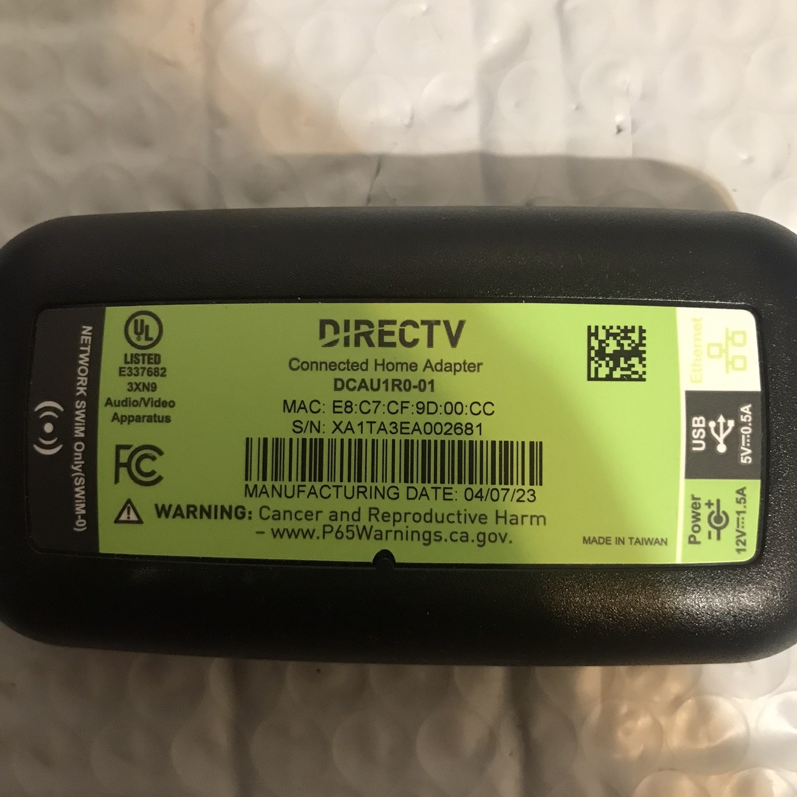 DirecTV DCAU1R0-01