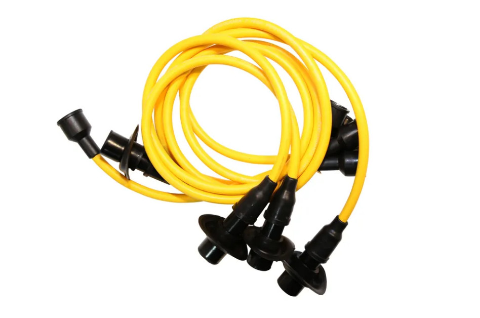 T2 Camper Yellow HT Ignition Lead Set 1968-1979 1600cc Bay Window Vans