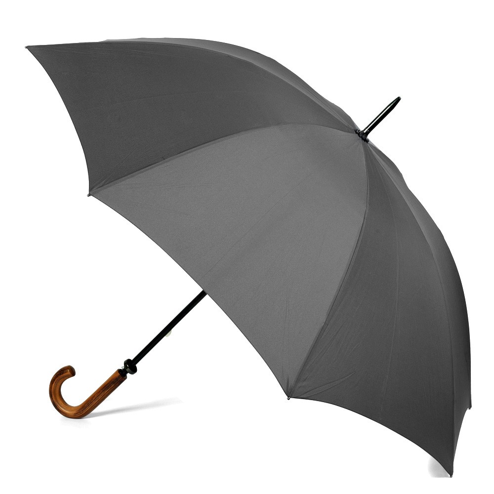 Clifton Gents Fibreglass Umbrella Charcoal
