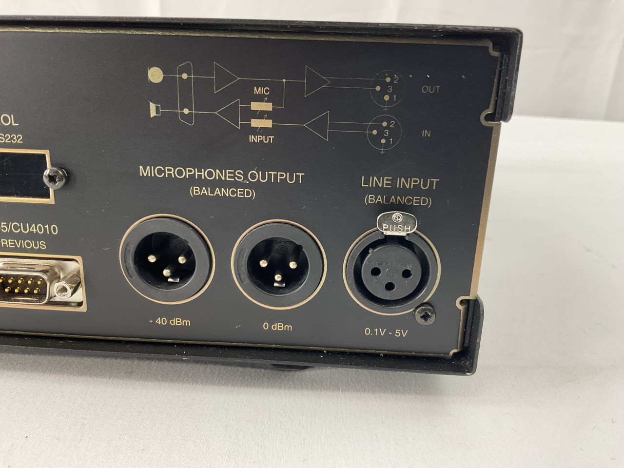 Danish DIS CU4005 Central Unit Conference System Interpretation Audio Control