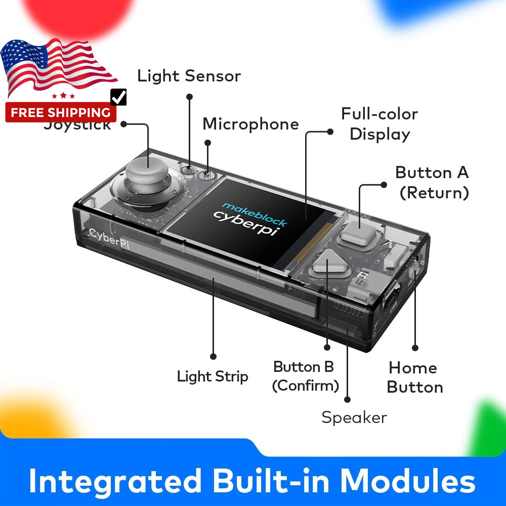Cyberpi Coding Kit Learning Scratch Python Programming, Engineering Kit, STEM Ki