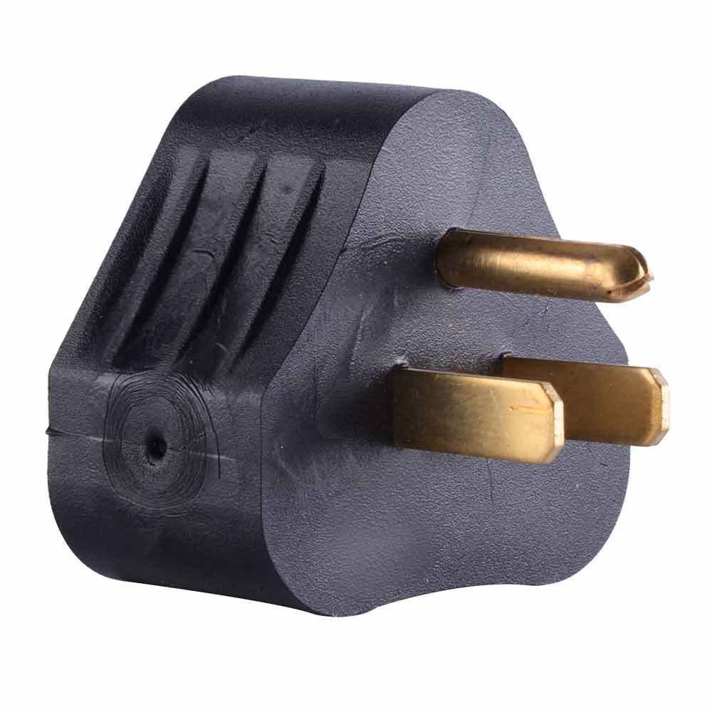 RV Cord Adapter Male to 30 Amp Female Connector Plug Camper Motorhome Triangle