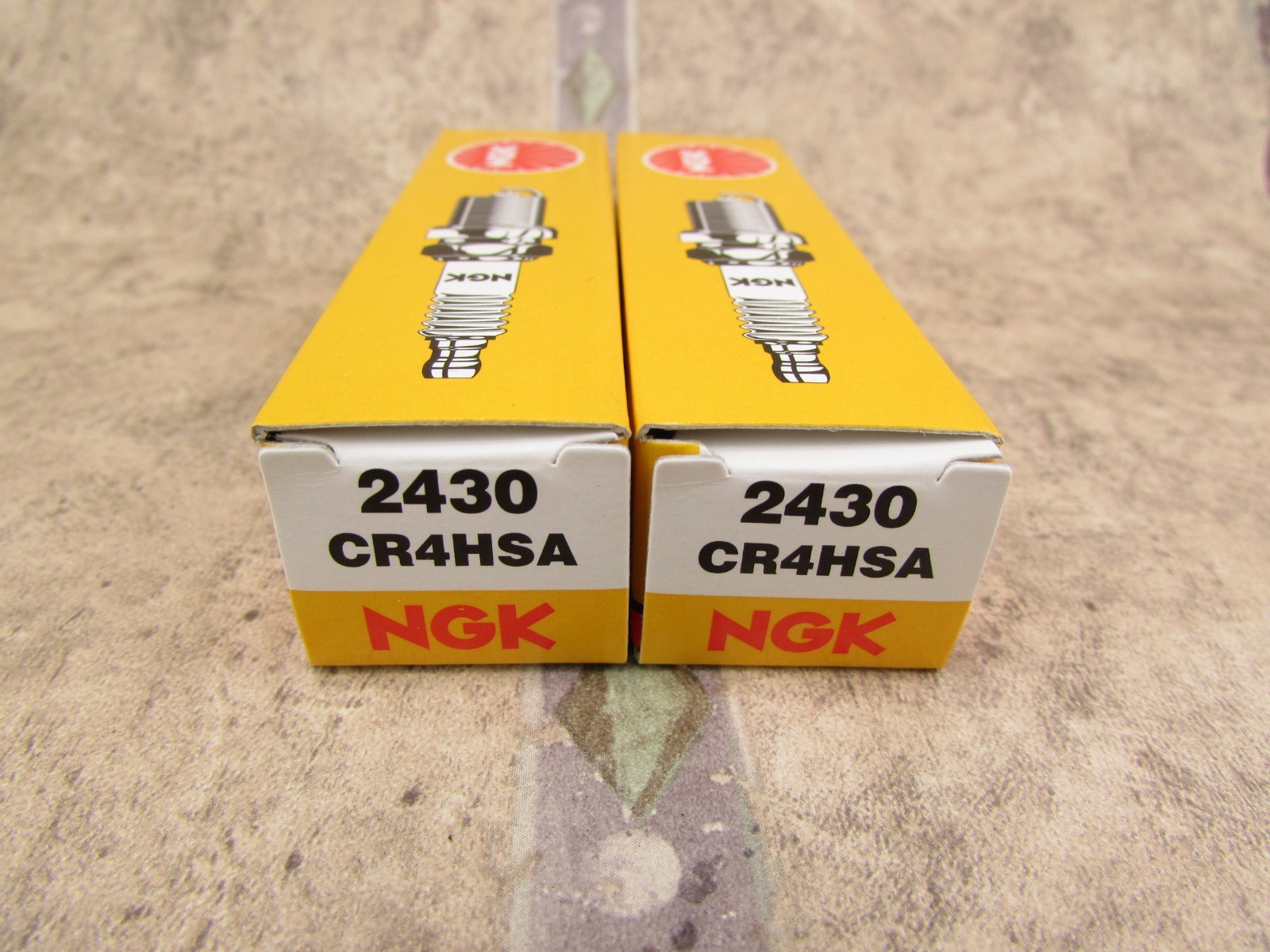 2 PACK NGK Standard (2430) CR4HSA Spark Plugs, Made In Japan