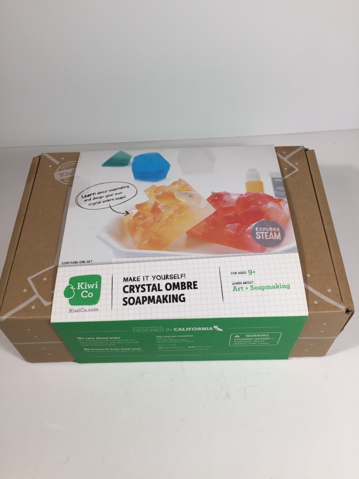 KiwiCo Crystal Ombre Soapmaking Kit - New Open Box