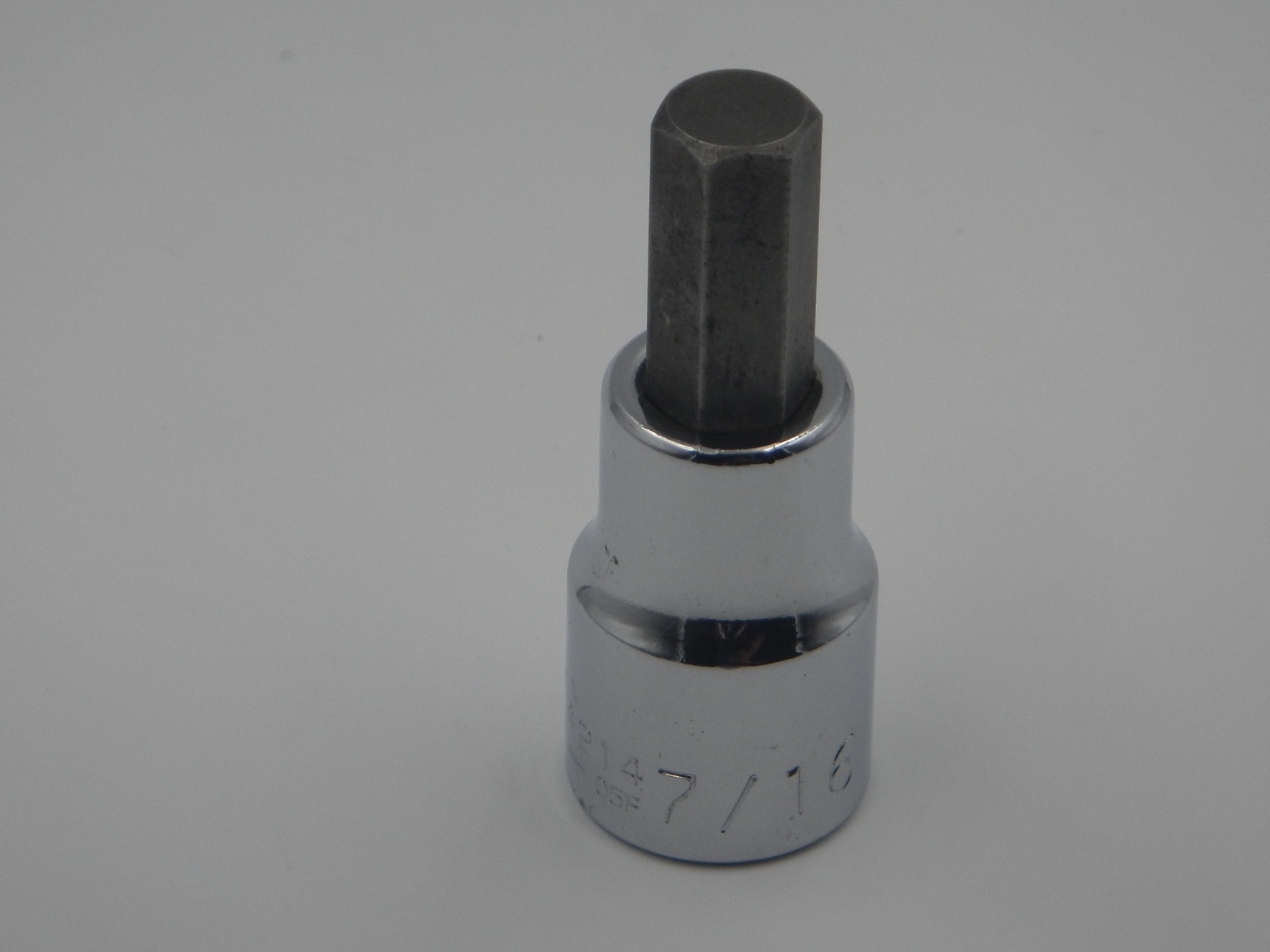 Wright Tool 4214 1/2" Drive Hex Type Socket With 7/16 Bit Free Shipping