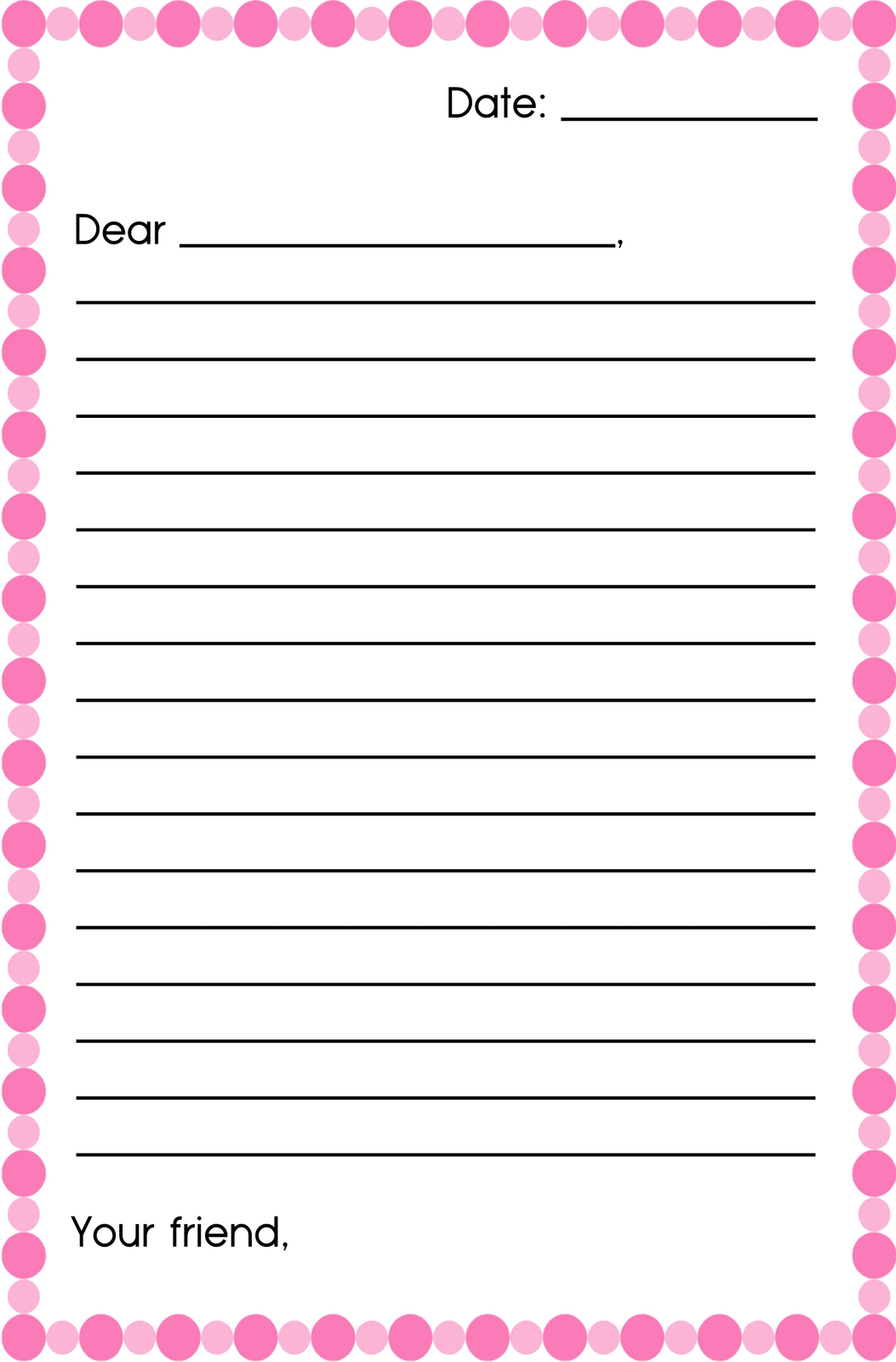 Big Kids Pen Pal Kit