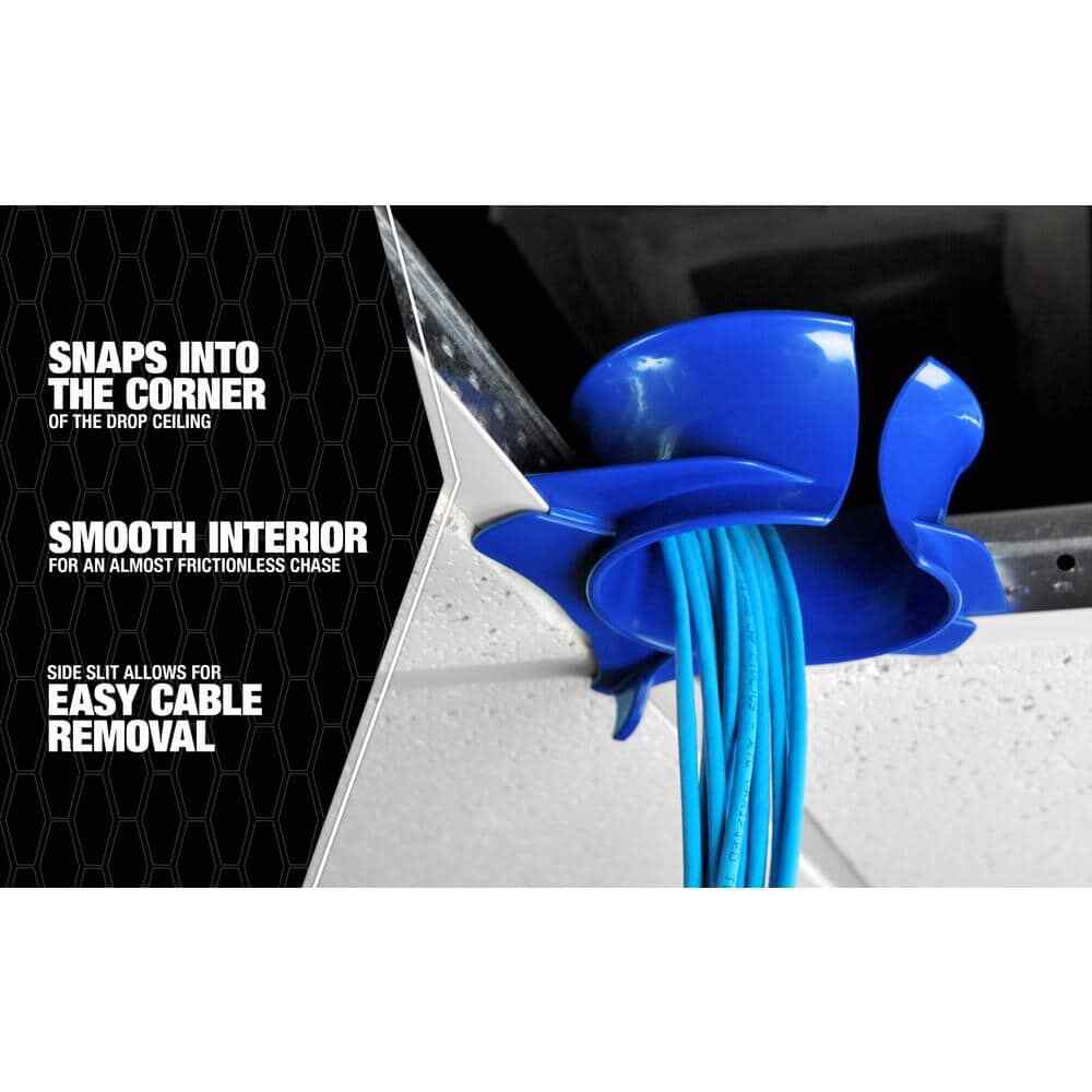 Ceiling Grid Cable Pulling Tool Tile Drop Wire Runner Puller Cabling Line Cords