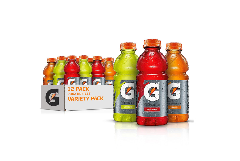 Gatorade Thirst Quencher Sports Drink, Variety Pack, 20oz Bottles, 12 Pack, Elec