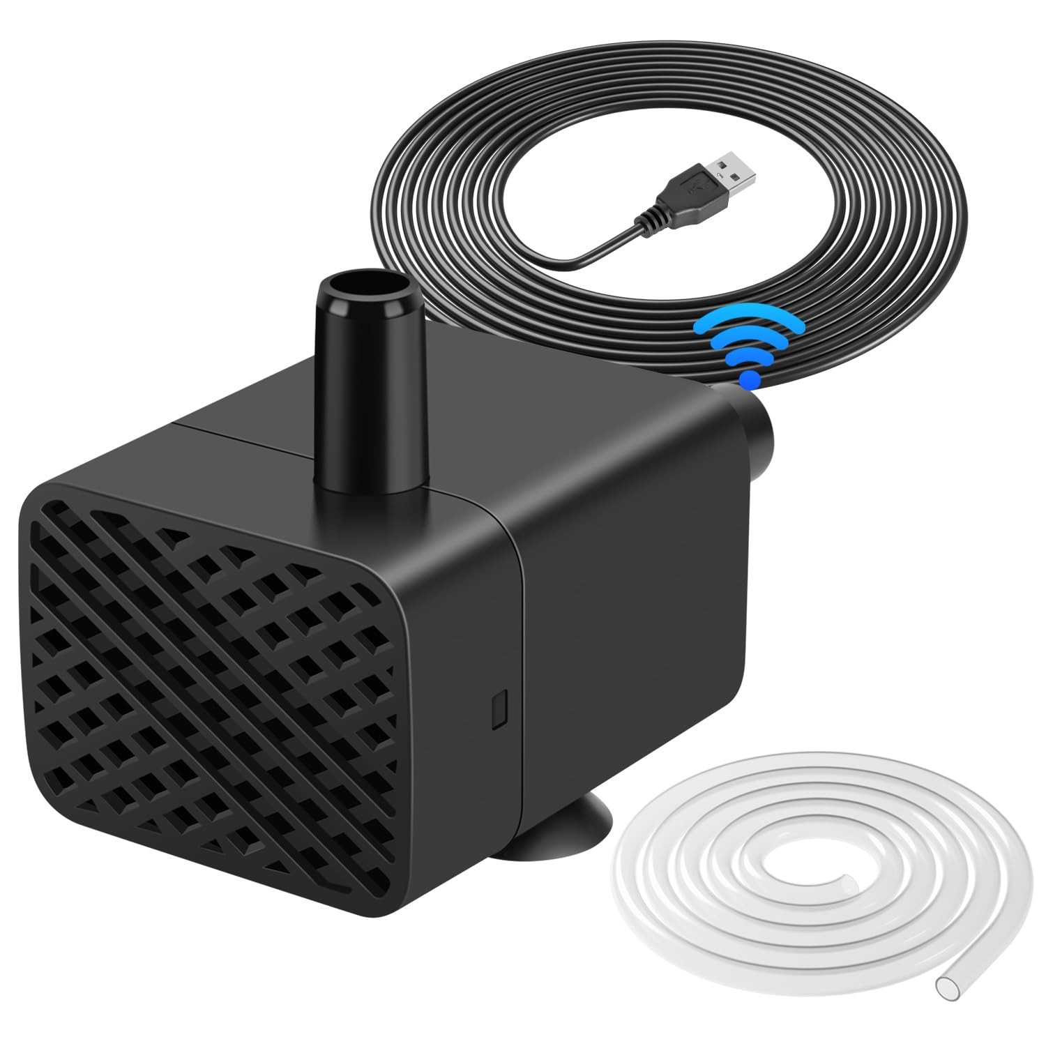 BlueYu Mini Submersible Pump, Small Fountain Pump with & Sensor (DC 5V USB) f...