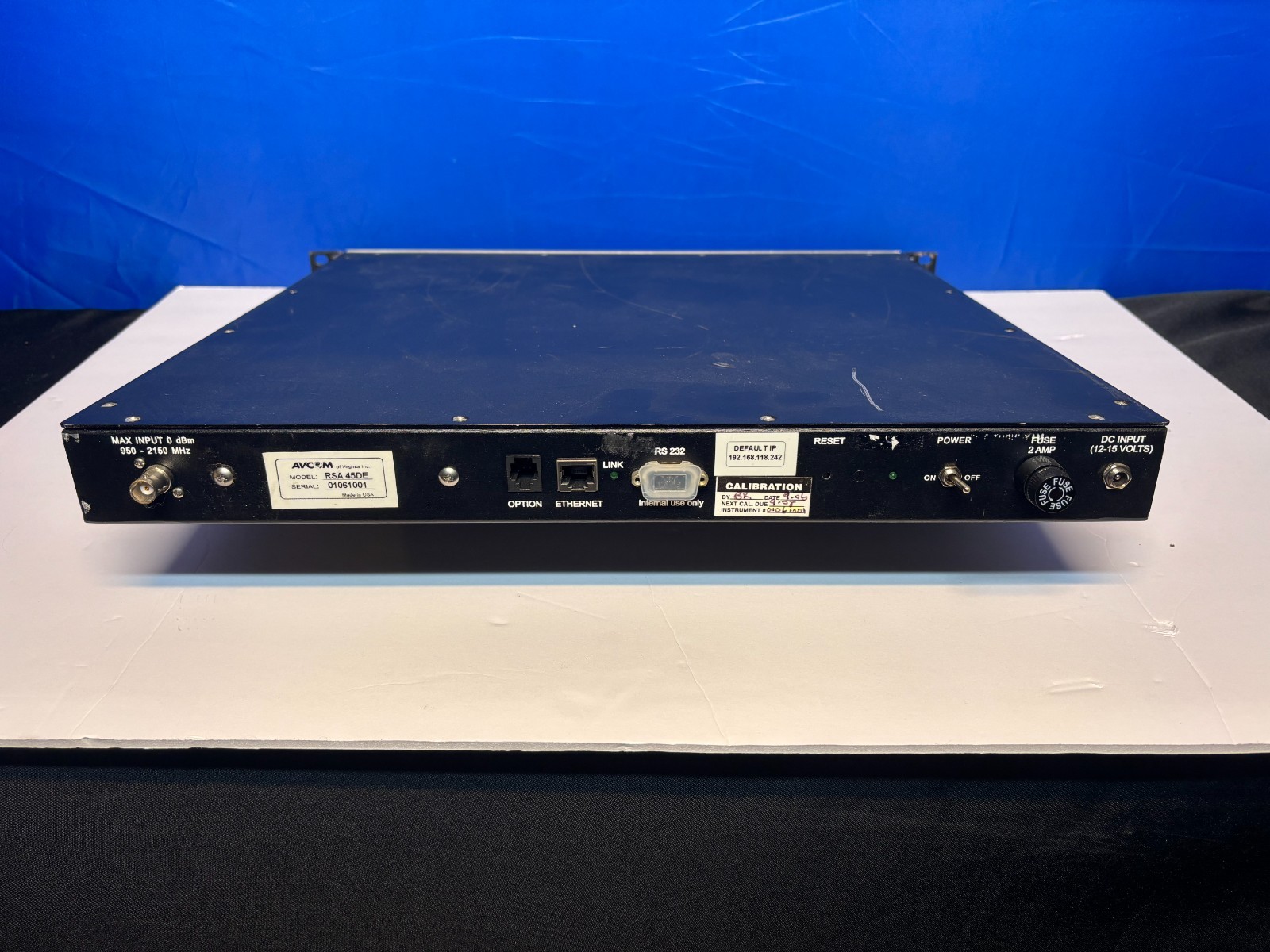 AVCOM Remote Spectrum Analyzer RSA 450DE