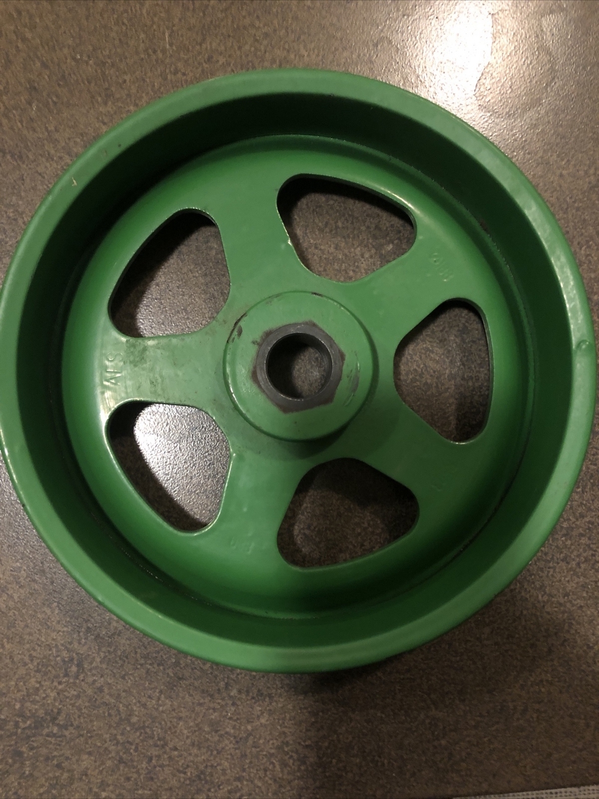 John Deere OEM R503 Serpentine Belt Pulley with Bolt & Bearing