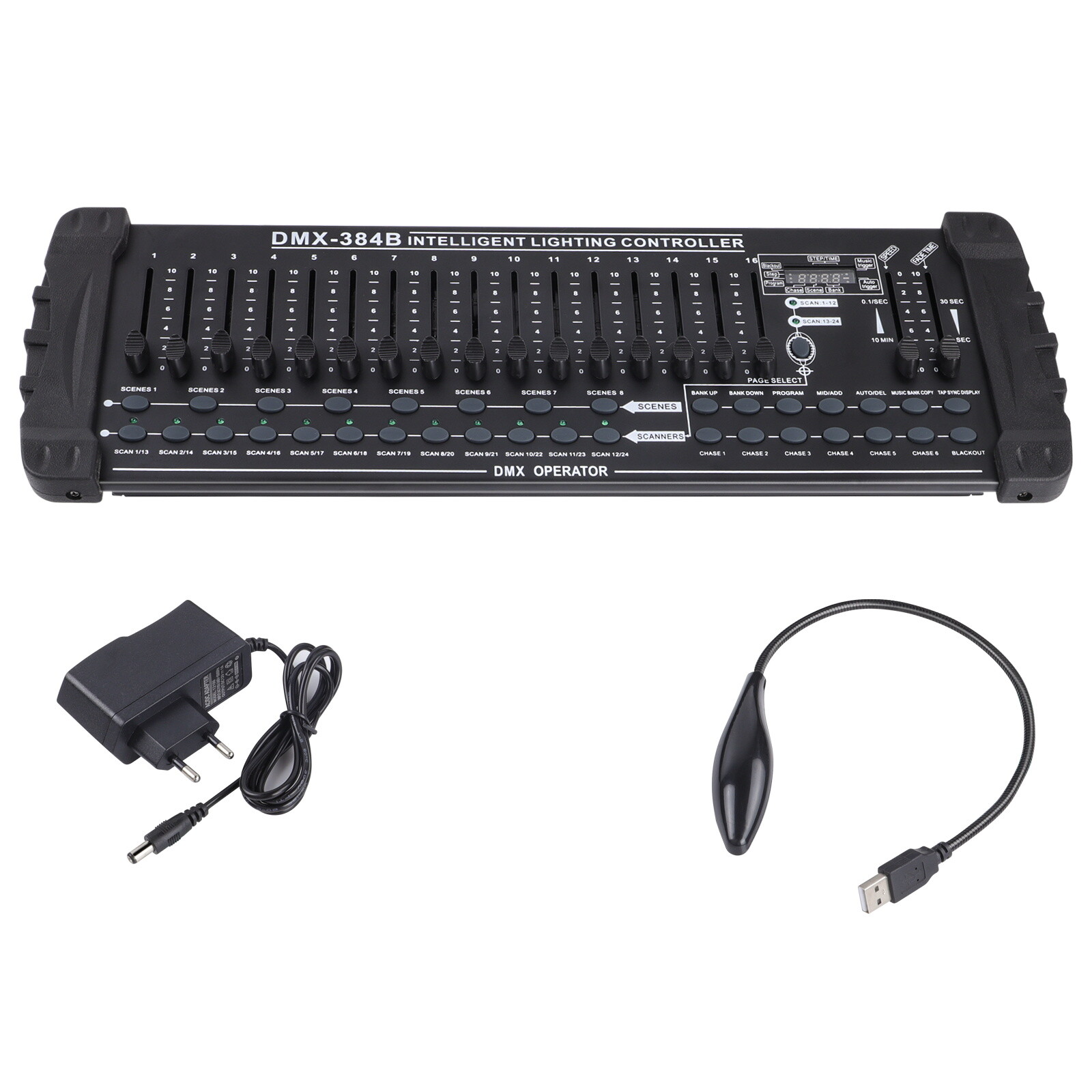 DMX 512 384Channels Operator Console Controller For Stage Lighting DJ Party