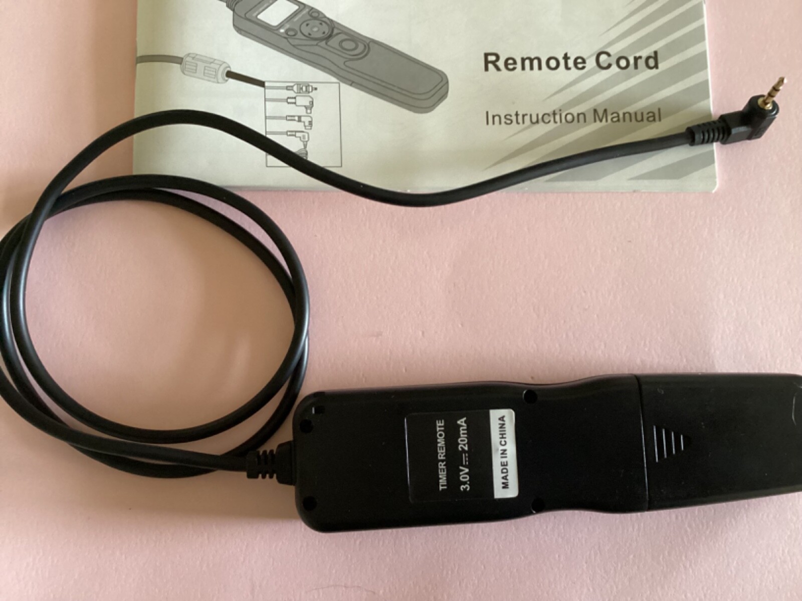 Shoot Timer Remote Cord MC36-B
